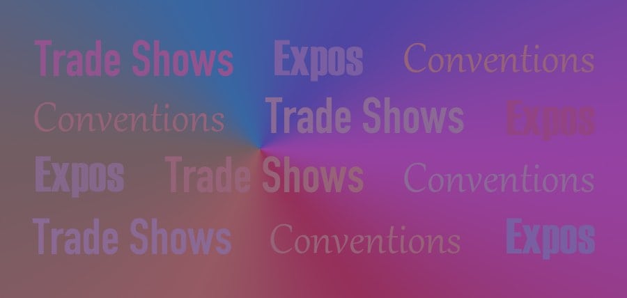 Convention vs Expo vs Trade Show - Differences