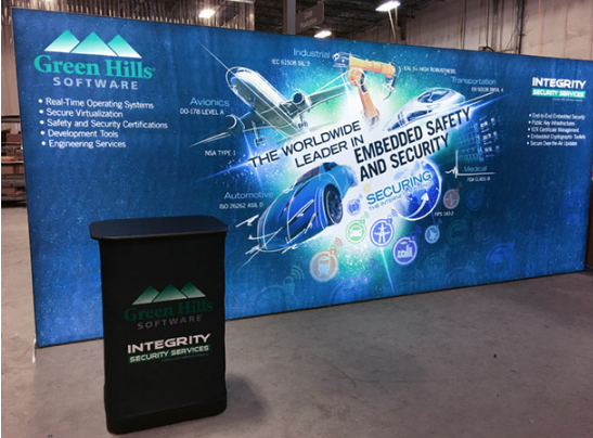 inexpensive booth display
