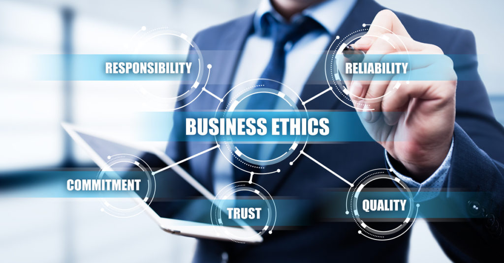 business ethics and responsibilities graphic